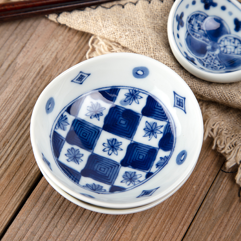 青花瓷料理调味碟汤面碗日式餐具