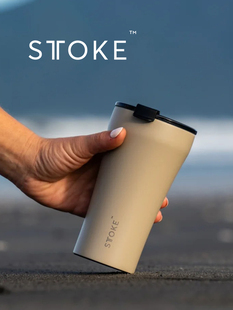 澳洲STTOKE慕咖咖啡杯陶瓷内胆保温杯隔热摇摇杯子水杯户外随行杯