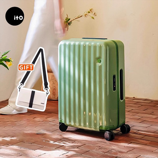 ito行李箱20寸登机密码 锁拉杆箱女24寸轻便万向轮静音旅行箱wave