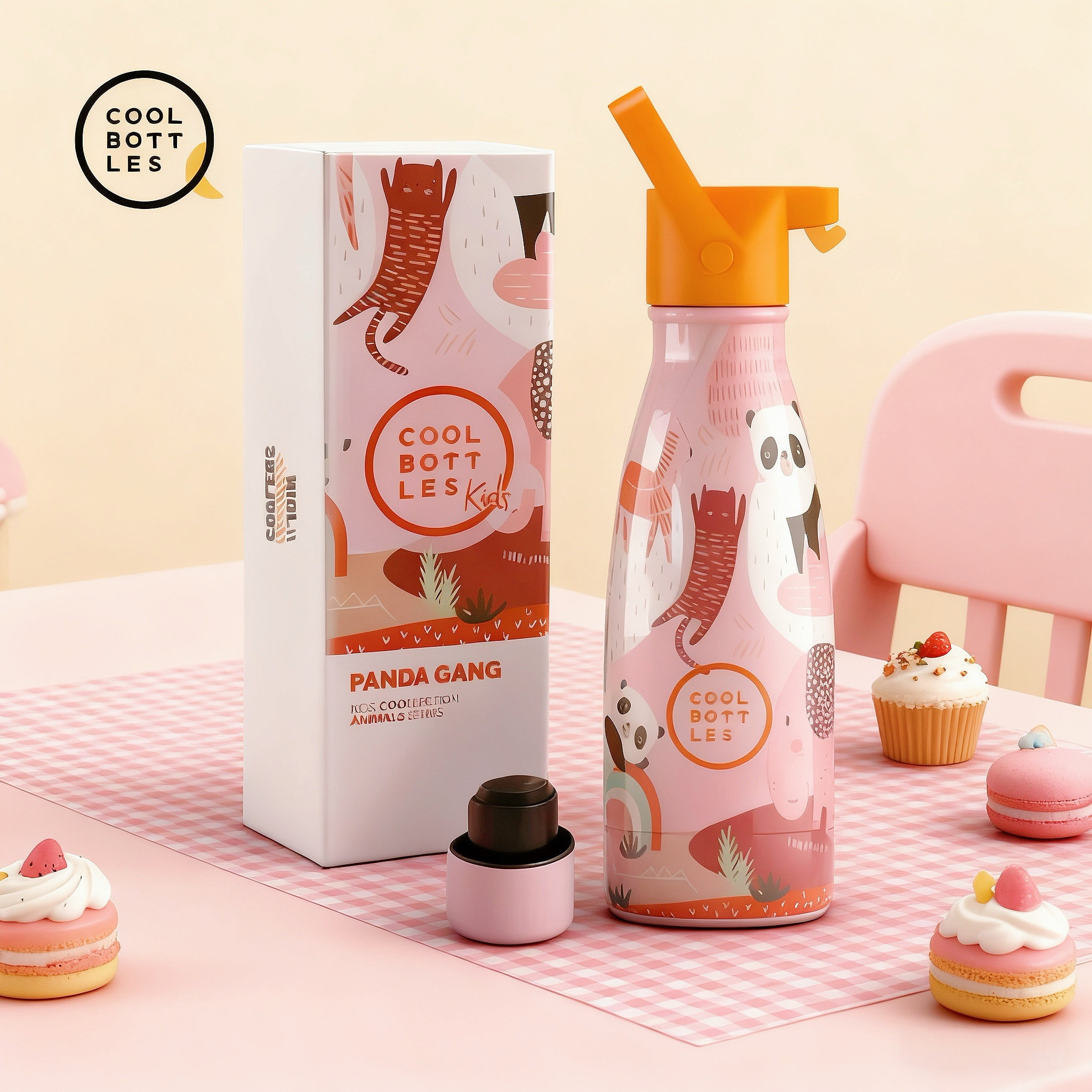 西班牙coolbottles儿童保温杯女孩男孩上学专用卡通吸管杯水杯,婴童用品,儿童水杯,淘宝优惠券,粉丝福利购,淘宝优惠卷