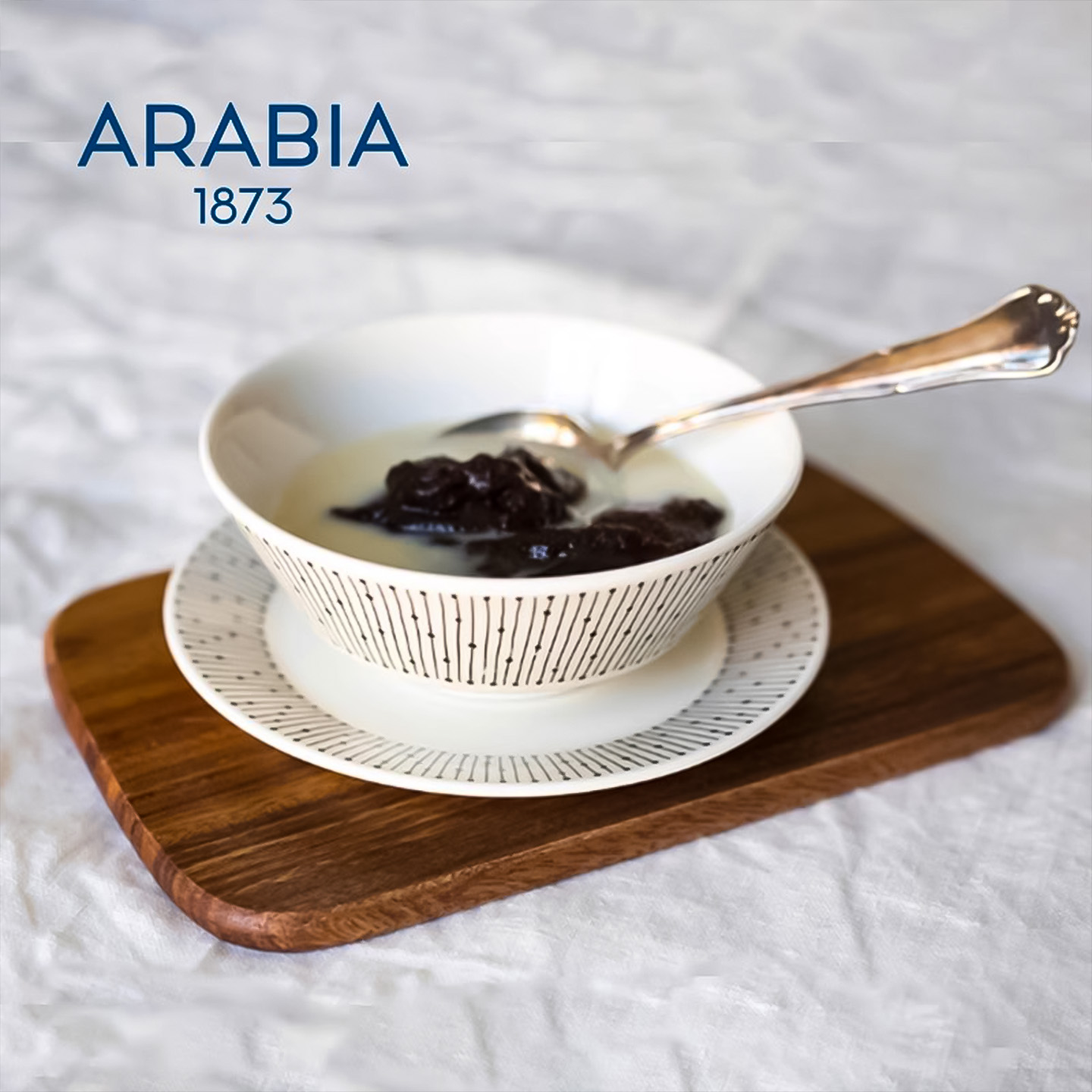 芬兰arabia百年陶瓷品牌，经典迈尼奥系列