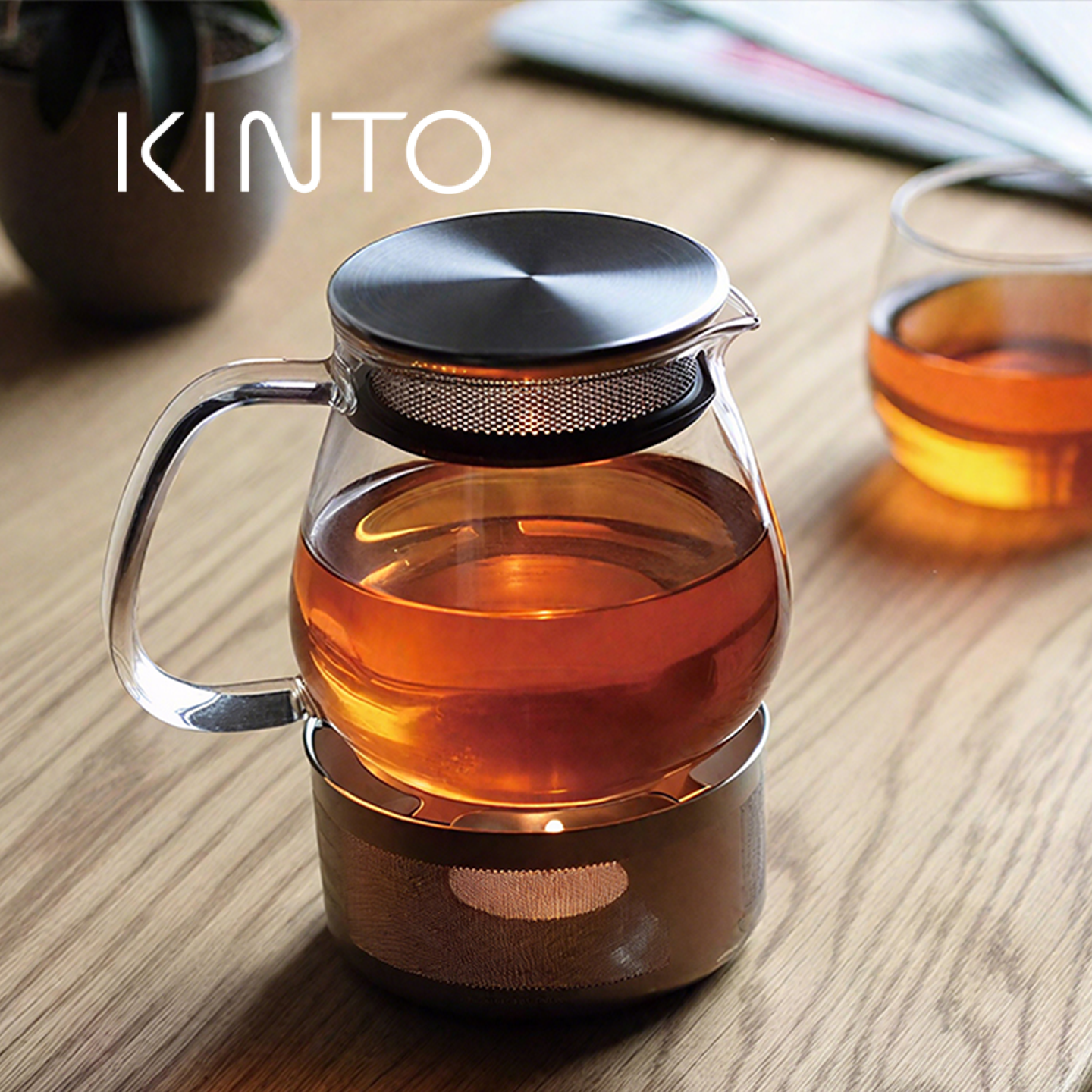 KINTO日本Cast茶壶 耐热玻璃泡茶壶家用花茶红茶水分离壶日式茶具