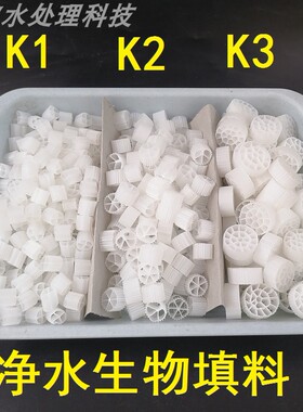 流化床悬浮k1/k2/k3/k45滤料生物填料挂膜水族鱼池过滤mbbr细菌屋