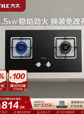 方太燃气灶家用双灶02th33b煤气灶天然气灶台液化灶具官方旗舰店