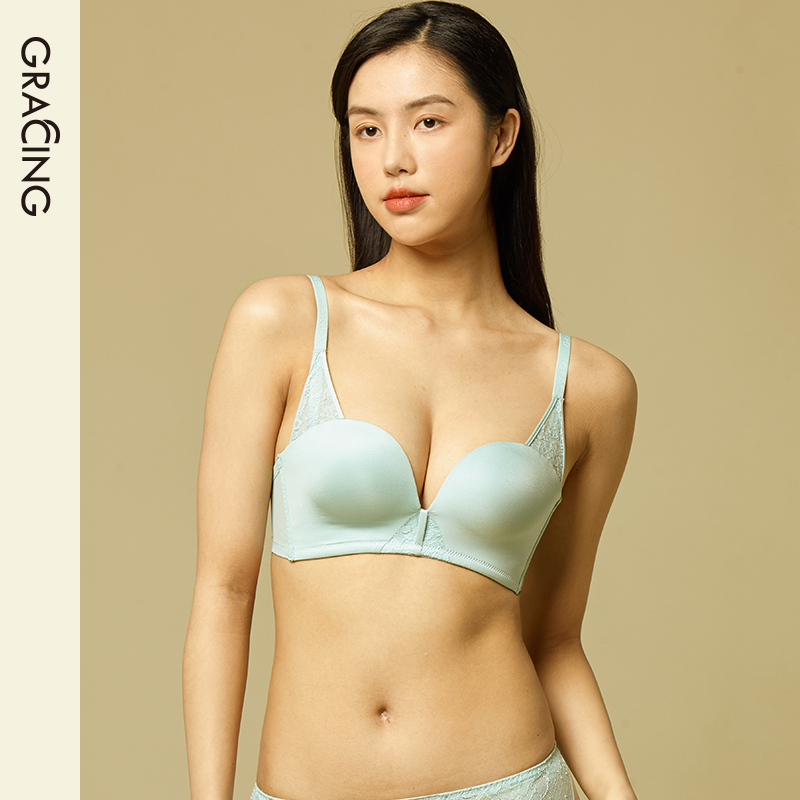 歌瑞森光面无钢圈聚拢防下垂内衣