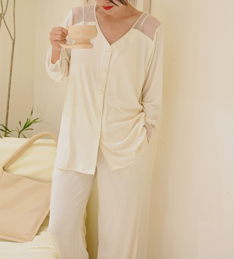 歌瑞森免穿内衣吊带长裤家居套装