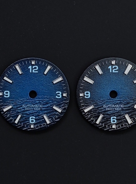 字面28.5mm海马系列改装精工表盘配件适用NH3534机芯NH36机械机芯