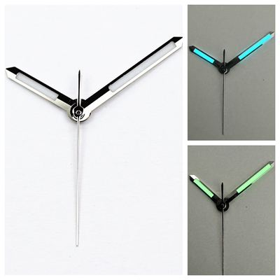 手表配件表针适合装NH35NH36机芯指针绿夜光冰蓝光银色指针NH34