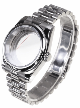 NH35NH36机芯适装蚝式恒动3639mm全套表壳蓝宝石镜面三株表带组装