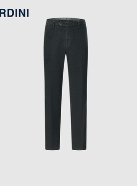 LARDINI进口微弹灯芯绒便裤商务休闲裤职业男士秋保暖修身长裤子