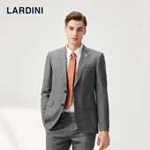 意大利进口loropiana羊毛蚕丝格纹商务四季 套装 正装 职业西装