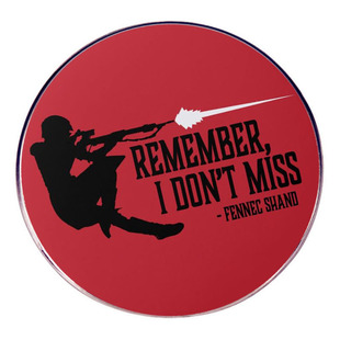 芬内克尚德记住我不会错过胸针曼达洛别针胸章金属合金徽章配饰