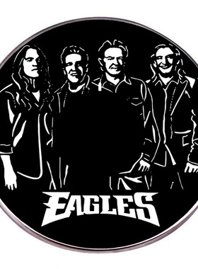 Eagles老鹰摇滚乐队胸针美国朋克音乐别针金属合金徽章配饰