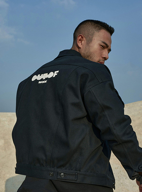 OUTOF  #17# 原创设计廓形牛仔外套男oversize牛仔夹克男高街休闲