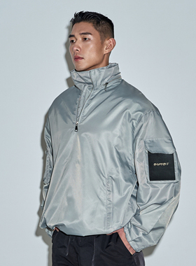 OUTOF - 款号130 尼龙光面 廓形冲锋衣