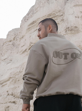 OUTOF  #32  原创设计 加绒重磅男卫衣 重工牙刷绣工艺