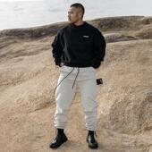 纯棉高街长裤 OUTOF 原创卫裤 加绒束脚运动百搭休闲裤 男士