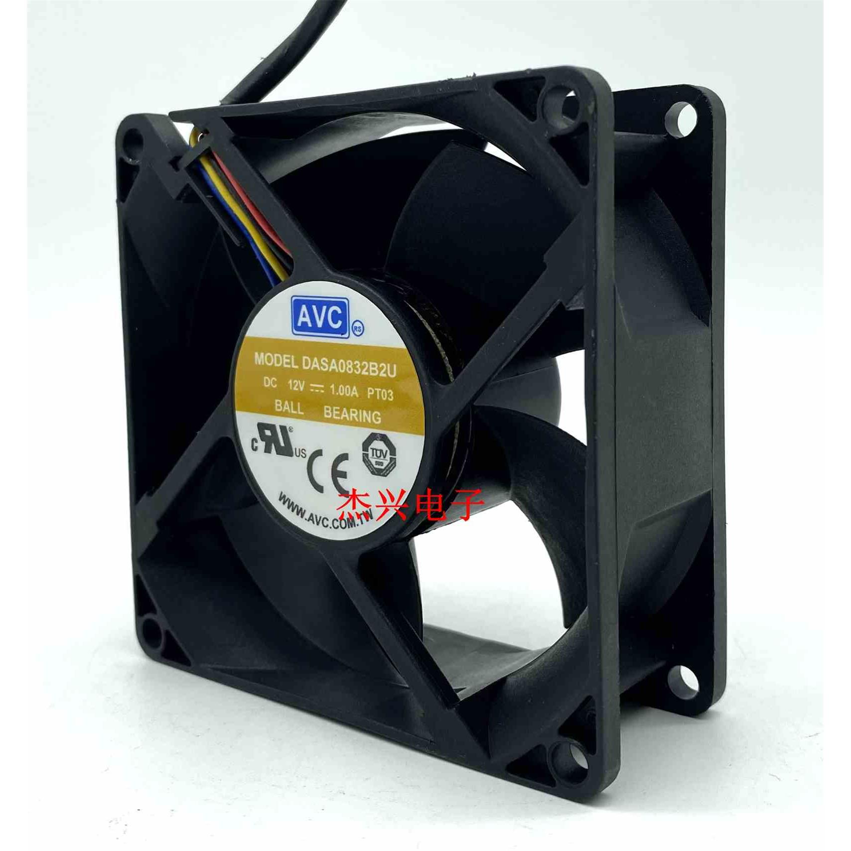 新款DASA0832B2U 原装 8032 12V 1.0A 8厘米四线PWM大风量散热风