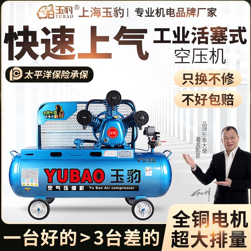 新款空压机工业级大型380V高压气磅喷漆打气泵小型220V空气压包邮