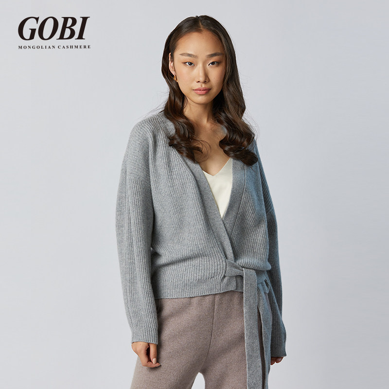 Gobi gobi 100% Cashmere sweater Cardigan 2022 new pattern Spring fashion coat Easy Fashionablein the Women's clothing/Boutique , 羊绒衫 category - from Buy2taobao.com to provide professional Taobao agent buy service