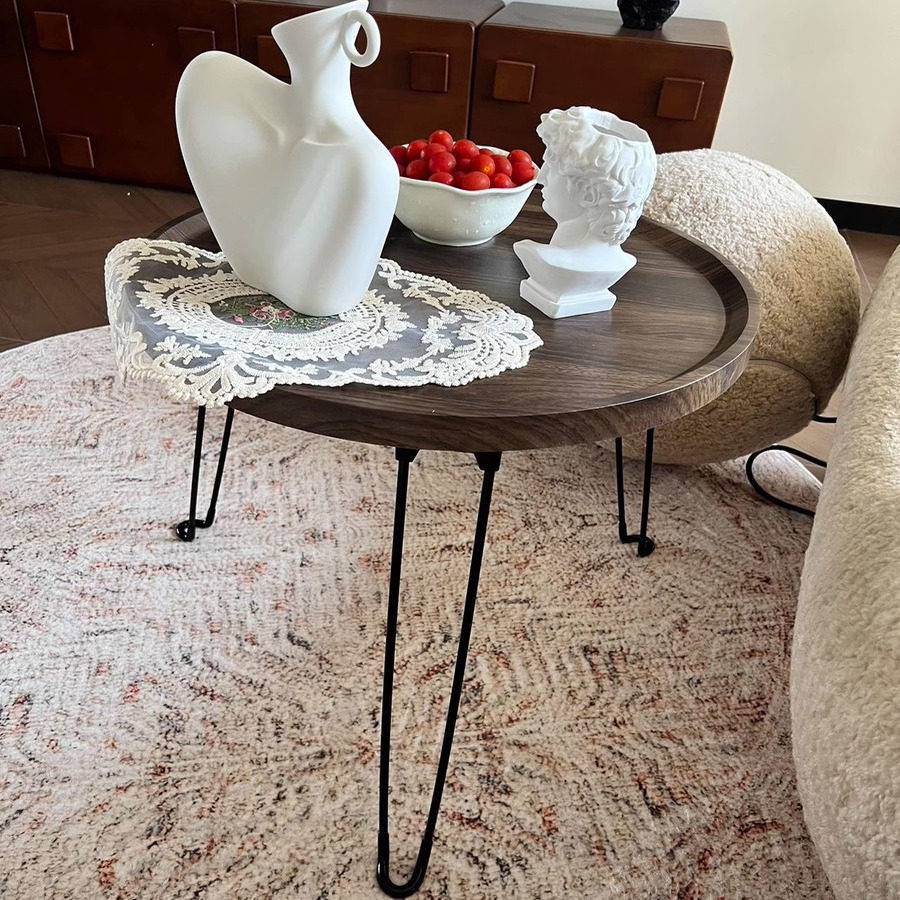 侘寂风铁艺金属桌脚手工安装圆桌支架折叠桌腿桌子腿茶几腿支架,商业/办公家具,台脚台架/家具支架,淘宝优惠券,粉丝福利购,淘宝优惠卷