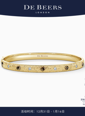 [新年礼物]De Beers 戴比尔斯 Talisman 18K黄金钻石手镯