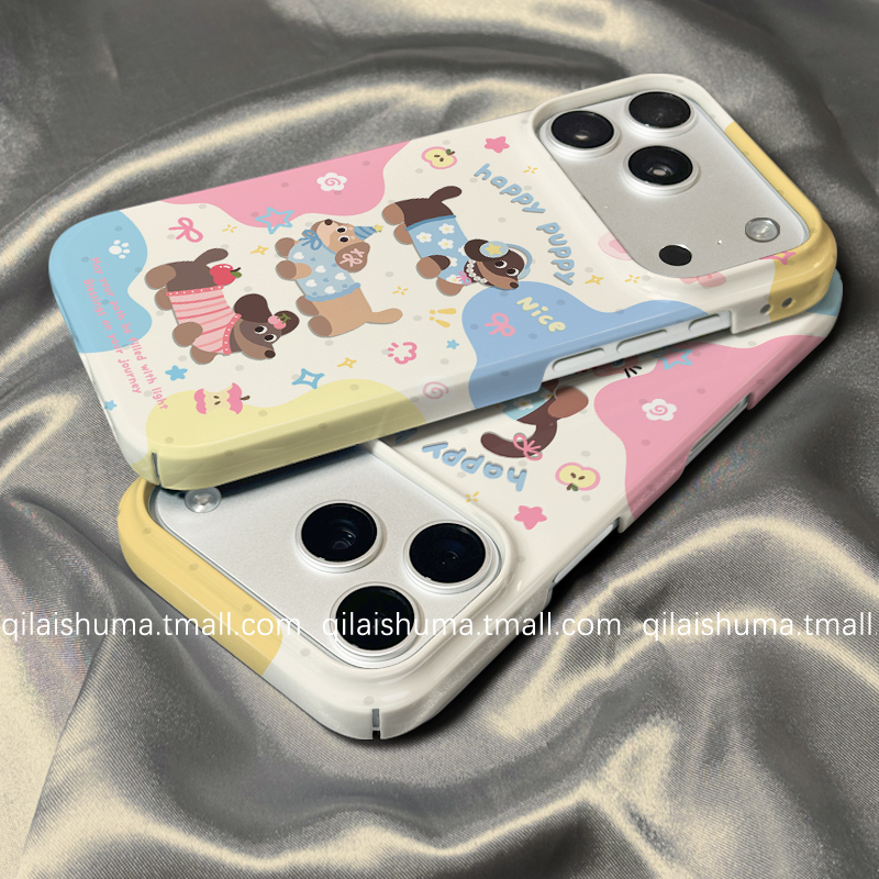 适用于苹果系列手机壳小狗菲林