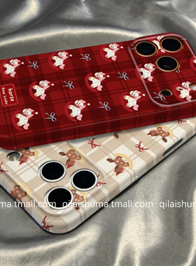 柒莱菲林壳适用于vivox300/x200pro手机壳新款x100x90防摔x80韩风红色格纹木马s50s30男女s20s19硅胶s18硬17