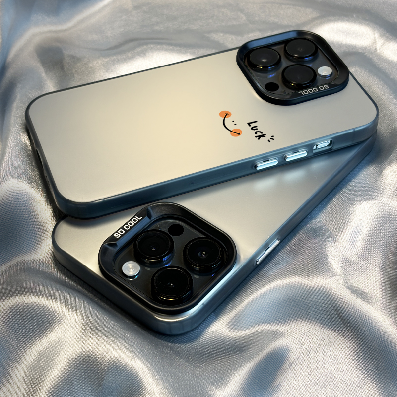 适用于华为系列手机壳笑脸撞色