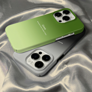 柒莱菲林壳适用于苹果15promax手机壳新款 14高级感16简约渐变13防摔12硬11保护套xs硅胶xr男女678软 iPhone17