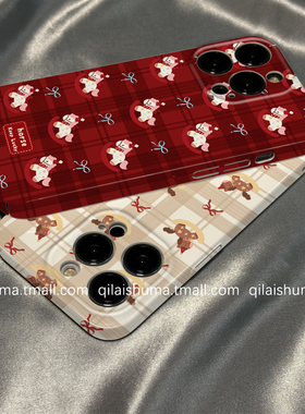 柒莱菲林壳适用于华为pura80pro手机壳新款mate80/70/60男女50/40韩风红色格纹木马30硬nova14防摔13软12套11