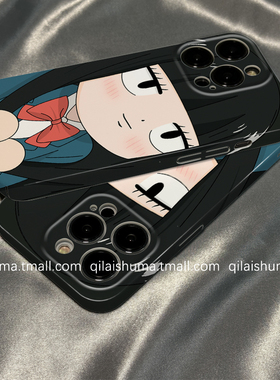 柒莱菲林壳适用于opporeno15/14/13pro手机壳12/11/10新款9女孩findx9x8防摔x7日系可爱黑沼爽子a5硬a3真我软