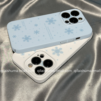 适用于oppo系列手机壳雪花菲林