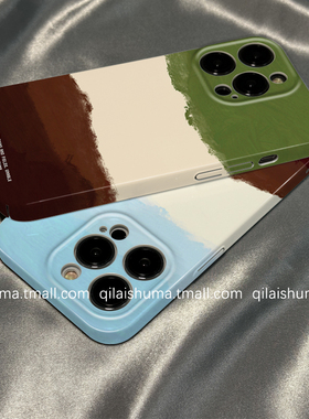 柒莱菲林壳适用于小米17/15/14pro手机壳13新款12简约抹茶三色渐变11红米note14男女10防摔k80k70k60硬套50软