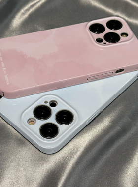 菲林壳适用于小米17/14pro手机壳15新款12女11防摔简约ins风粉色水彩10红米note13硅胶k80k70至尊版软k60硬50