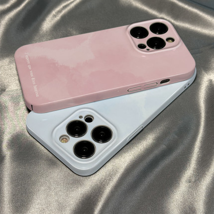 菲林壳适用于小米17/14pro手机壳15新款12女11防摔简约ins风粉色水彩10红米note13硅胶k80k70至尊版软k60硬50