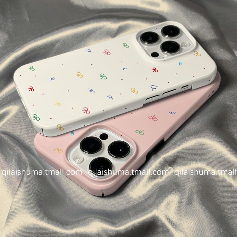 适用于苹果系列手机壳蝴蝶结菲林