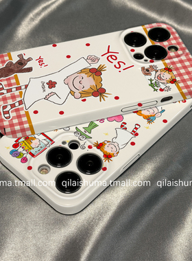 柒莱菲林壳适用于iqooneo10/9/8pro手机壳neo7/6新款5/3硬可爱格纹白裙女孩iqoo13/12软套11卡通10防摔9硅胶