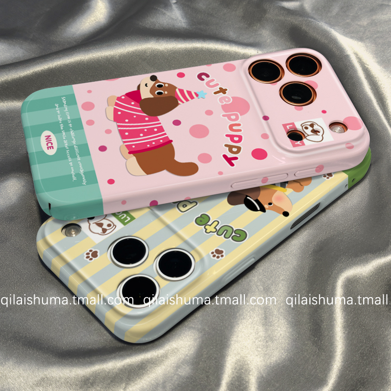 适用于oppo系列手机壳腊肠狗菲林