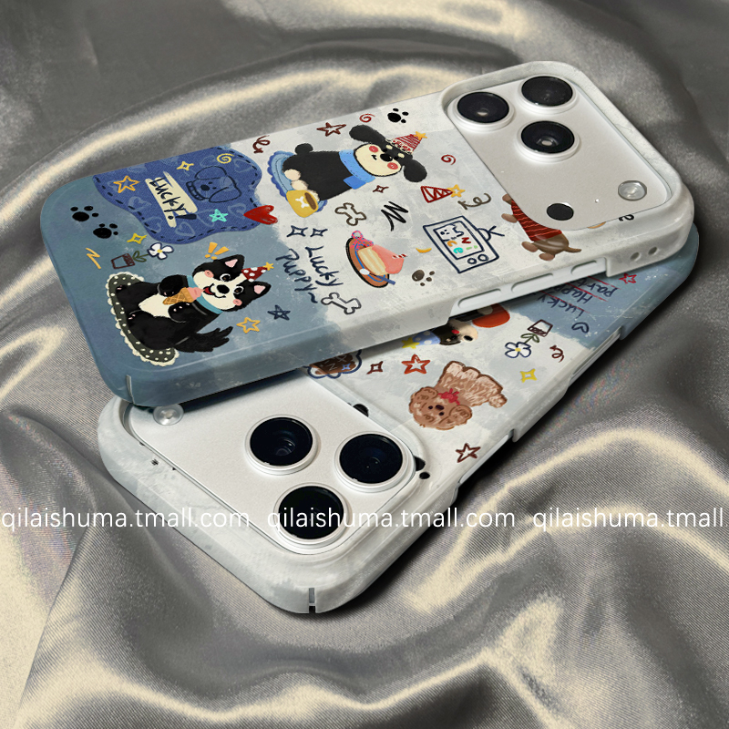 适用于苹果系列手机壳小狗菲林