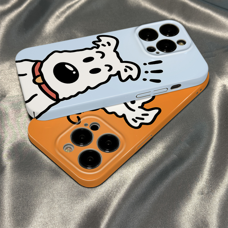 适用于iqoo系列手机壳蓝小狗菲林