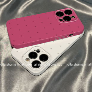 11pro 手机壳新款 柒莱菲林壳适用于opporeno15 9硬8 7女6高级感玫粉色爱心findx8x7硅胶x6x5防摔