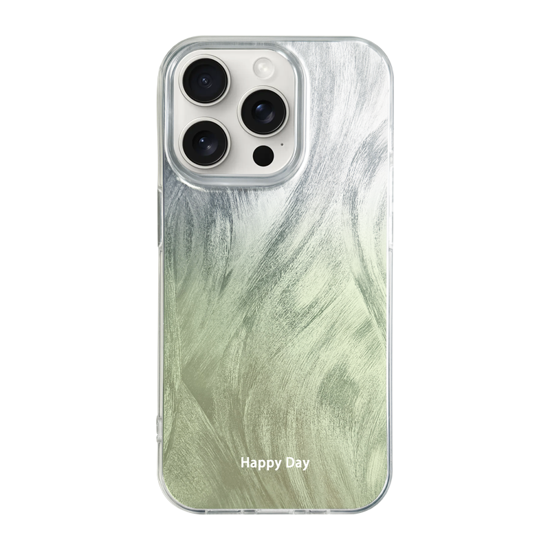 柒莱羽纱壳适用于小米17/15/14pro手机壳13新款11高级轻奢绿色渐变红米k80k70男女60防摔50硅胶note13/12硬套