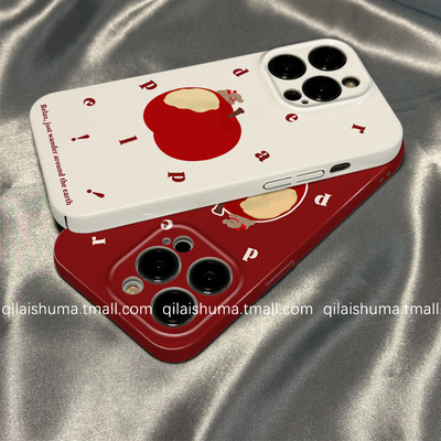 适用于OPPO系列手机壳红苹果菲林