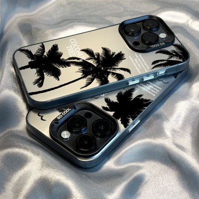 适用于OPPO系列手机壳椰子树撞色