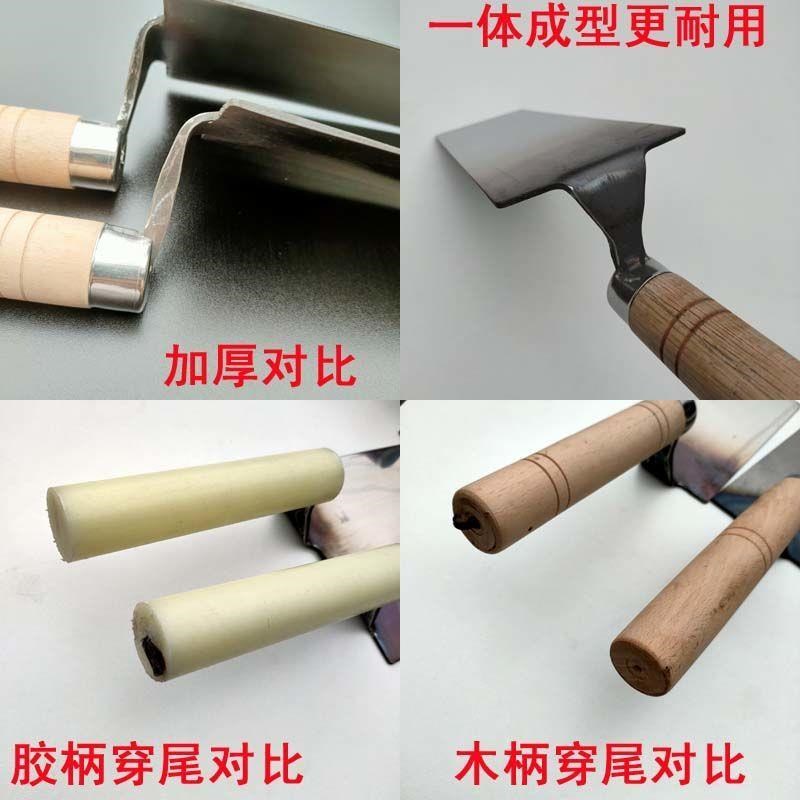 不锈钢一体皿刀抹灰刀灰匙抹泥刀皿子泥工贴瓷砖砌砖铲瓦工匠直销