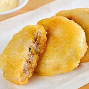 安井冻品先生香脆藕盒小吃油炸酒店饭店餐饮用特色半成品冷冻藕夹
