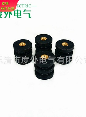 度外绝缘子JYZ-20*20低压波圈绝缘子M4*20黑色绝缘支柱M4