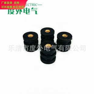 度外绝缘子JYZ-20*20低压波圈绝缘子M4*20黑色绝缘支柱M4