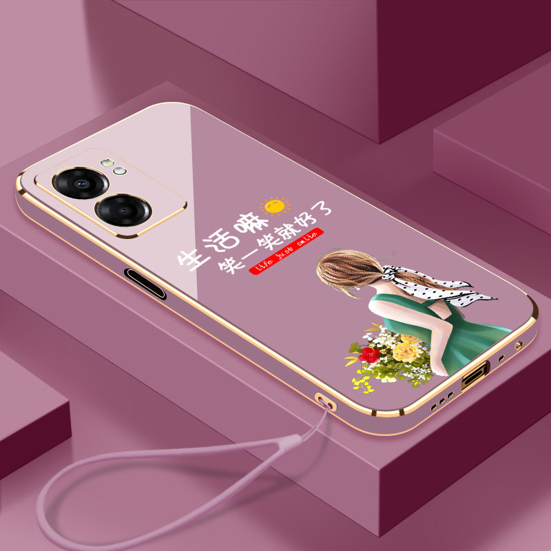 OPPOA57手机壳电镀笑一笑